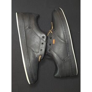 DVS Quentin Mens Shoes Black Leather Sherpa Lined Lace‎ Up Size 11 DVF0000228